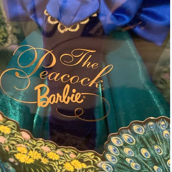 1998 THE PEACOCK BARBIE ORIGINAL BOX COLLECTOR EDITION - Picture 5 of 8